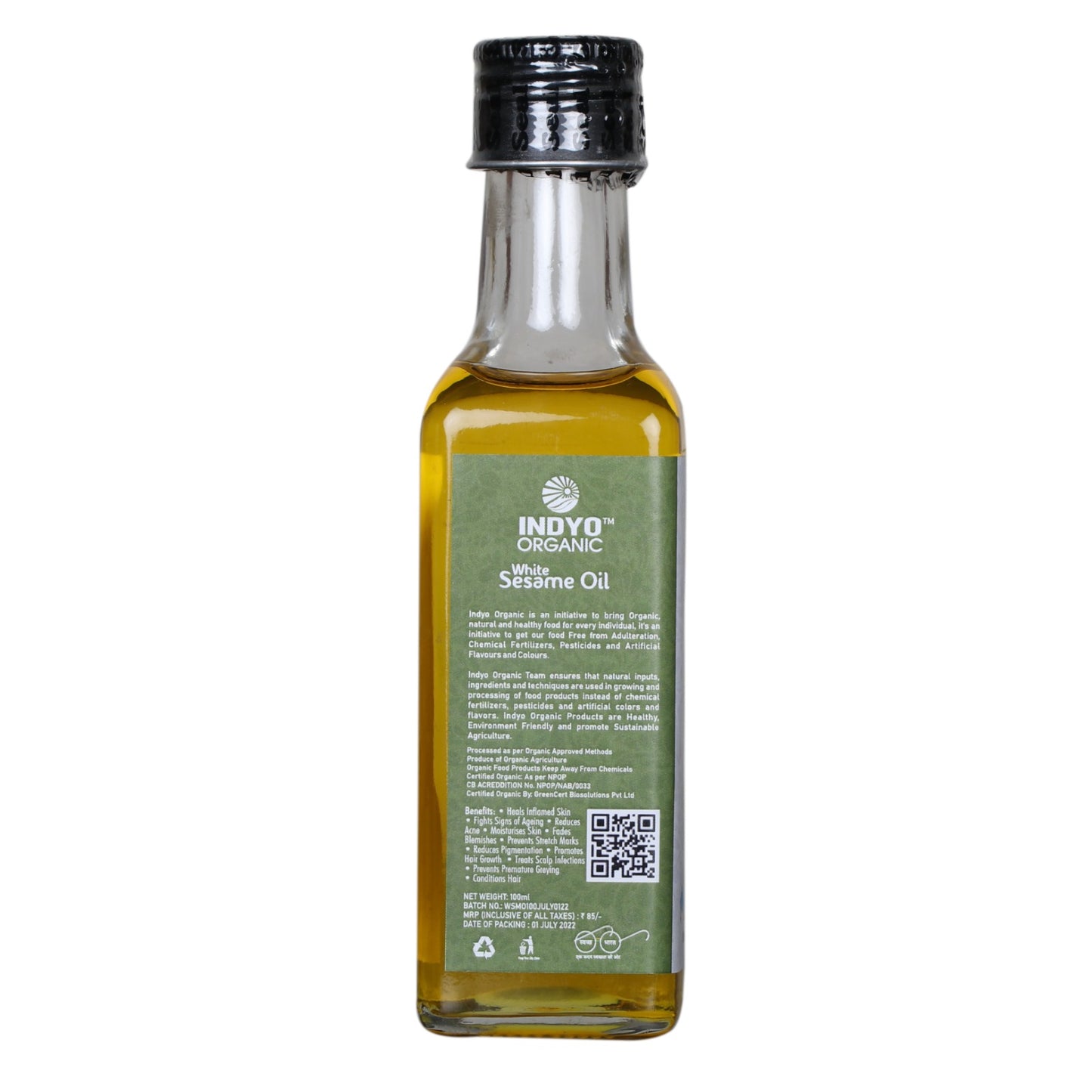 Organic Sesame Oil 100 ml